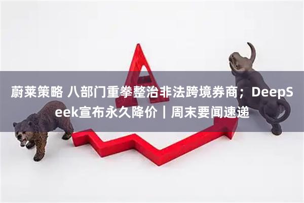 蔚莱策略 八部门重拳整治非法跨境券商；DeepSeek宣布永久降价｜周末要闻速递